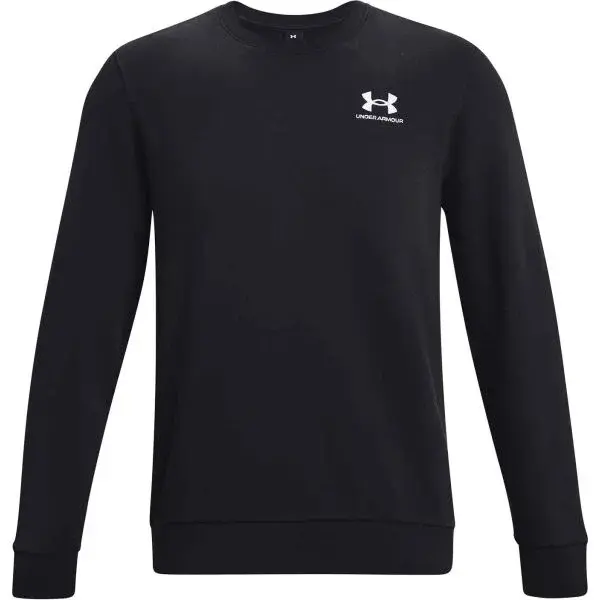 Under Armour ESSENTIAL FLEECE CREW Pánská mikina, černá, velikost L