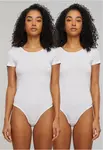 Dámské body Organic Stretch Jersey - 2-Pack bílé+bílé