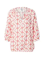 ZABAIONE Blúzka 'Co44rnelia'  oranžová / biela