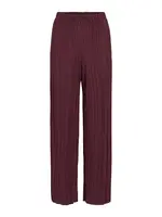 VILA Nohavice  baklažánová