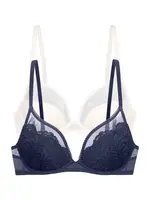 Dorina Podprsenka  modrá / biela