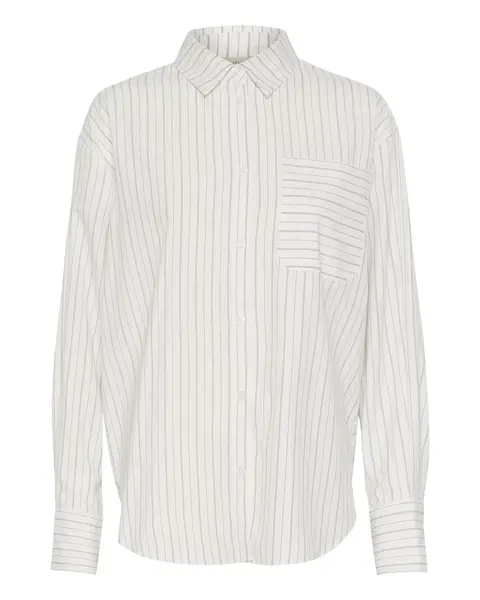 Kaffe Blúzka 'KA Tara'  sivá / biela