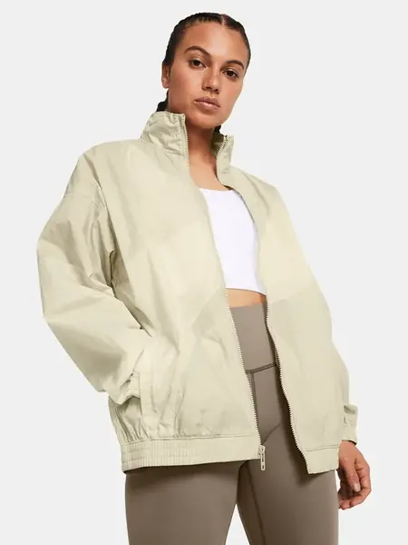 Under Armour Bunda Legacy Crinkle Jacket-BRN - Dámské