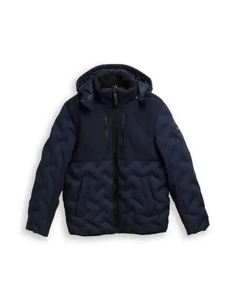 TOM TAILOR Zimná bunda  tmavomodrá