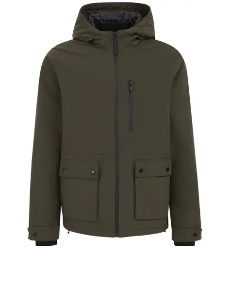 WE Fashion Prechodná bunda  olivová