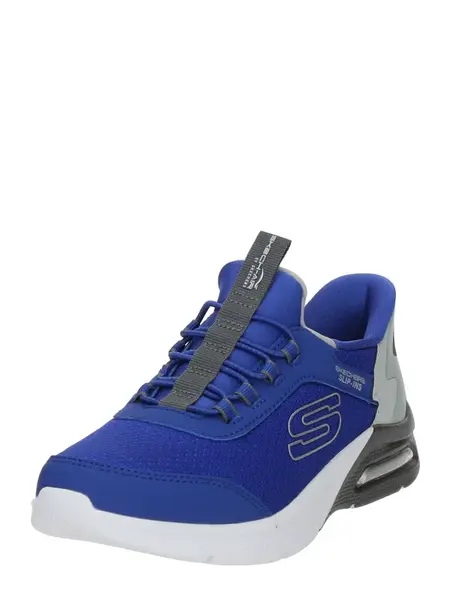 SKECHERS Tenisky 'MICROSPEC MAX - BRISK-STRIPE'  modrá / sivá