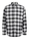JACK & JONES Košeľa  sivá / čadičová