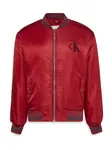 Calvin Klein Jeans Prechodná bunda 'Tipped Hero'  námornícka modrá / krvavo červená / tmavočervená