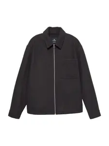 Pull&Bear Prechodná bunda  čierna