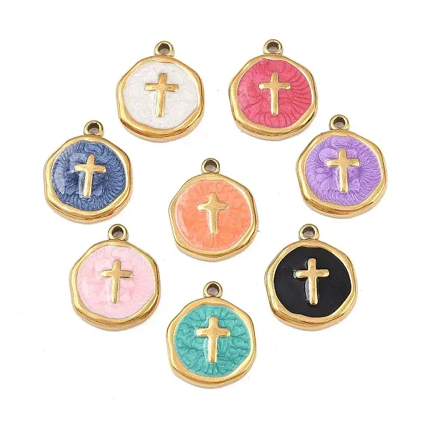 304 Stainless Steel Enamel Pendants