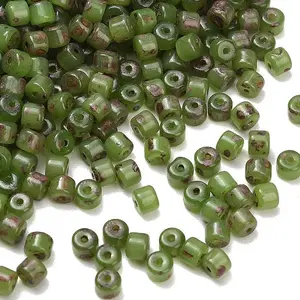 Picasso Glass Cylinder Seed Beads