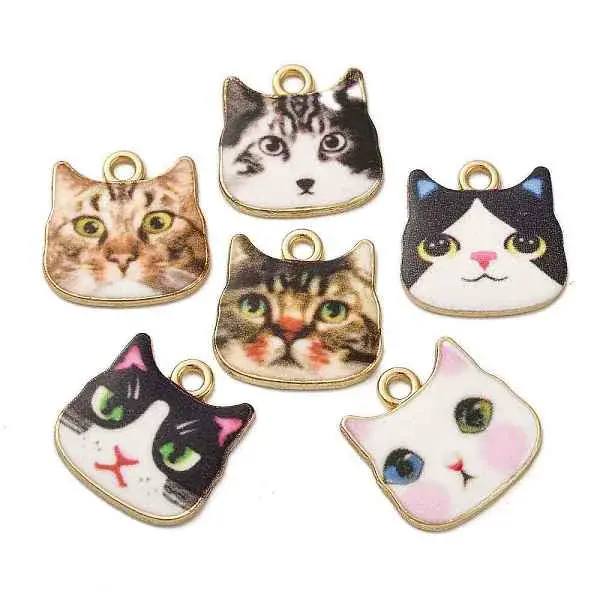 Alloy Enamel Pendants