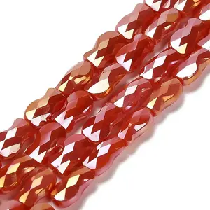 Electroplate Glass Beads Strands
