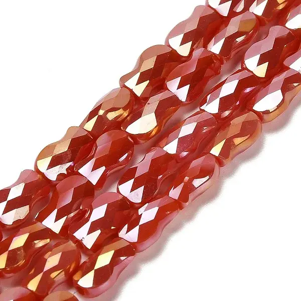Electroplate Glass Beads Strands
