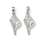 Brass Micro Pave Cubic Zirconia Pendants