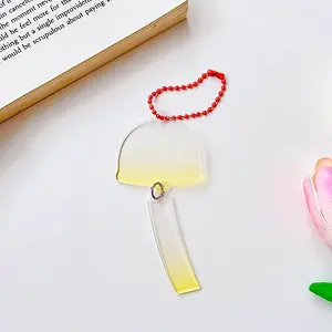 Gradient Color Transparent Acrylic Keychain Blanks
