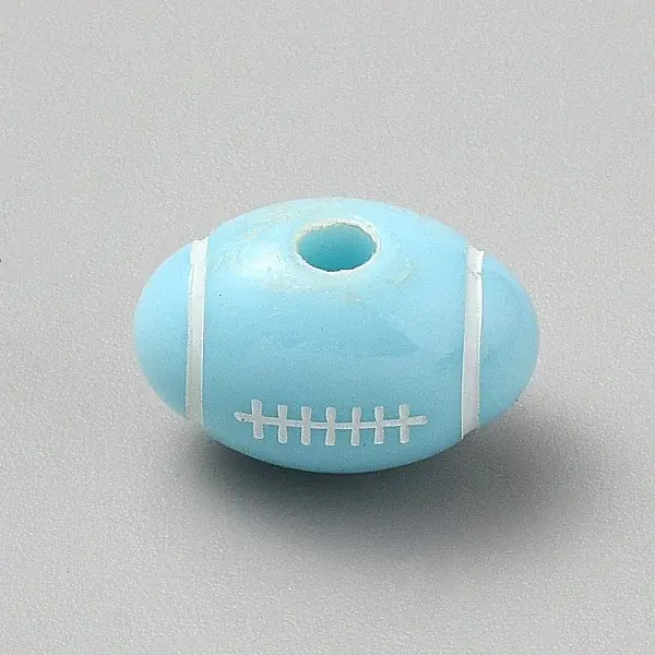 Opaque Acrylic European Beads