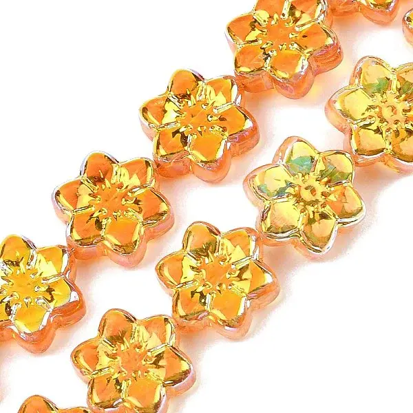 Electroplate Glass Beads Strands
