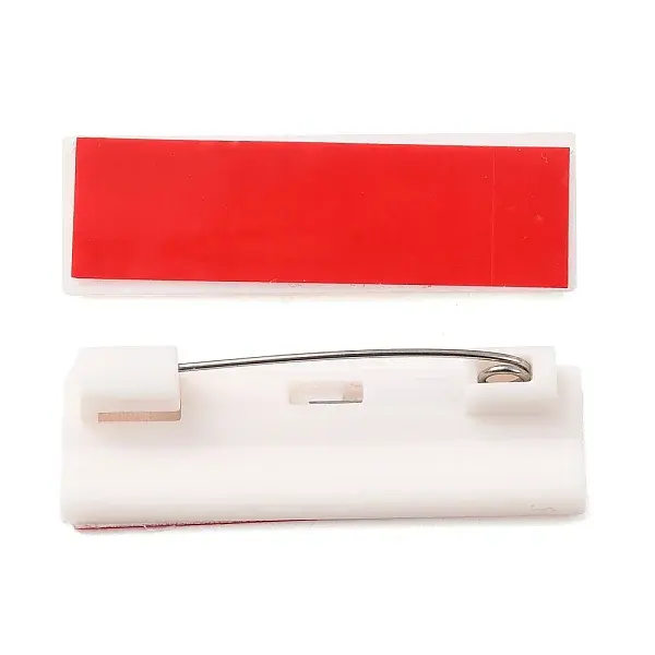 Plastic Adhesive Back Bar Pins with Iron Pins