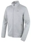 Husky Alan M XXXL, light grey Pánský fleecový svetr na zip