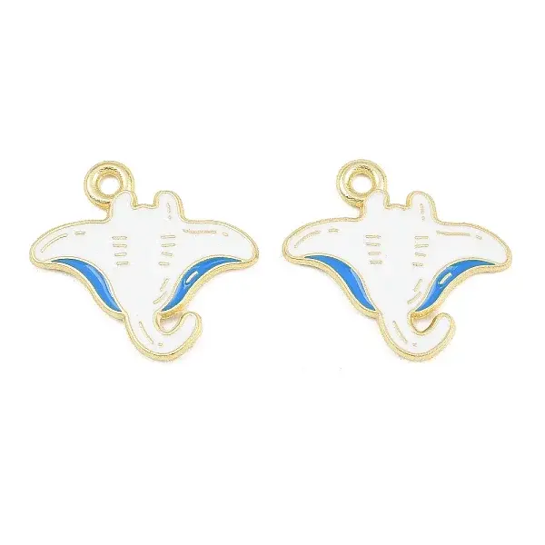 Ocean Alloy Enamel Pendants