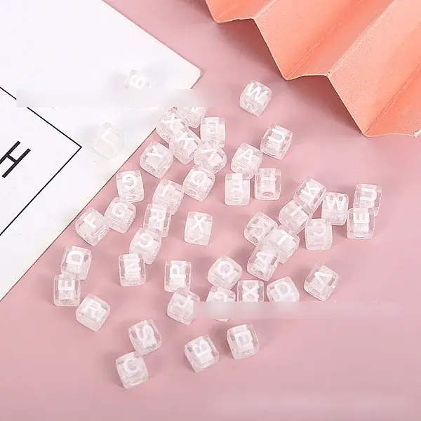 Transparent Acrylic Enamel Beads