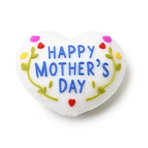 Mother's Day Silicone Beads