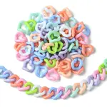 270Pcs 9 Colors Acrylic Linking Rings