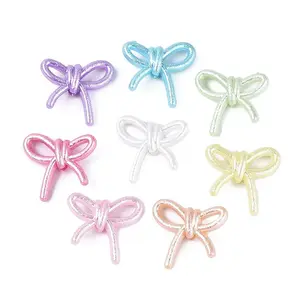 Spray Painted Textured Opaque Acrylic Beads