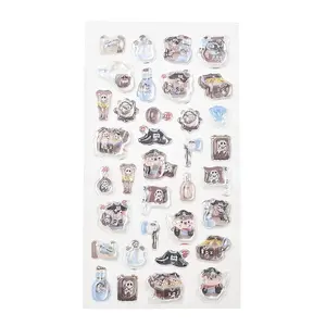 Plastic 3D Puffy Stickers