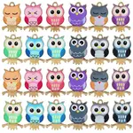 36Pcs 12 Colors Alloy Enamel Pendants