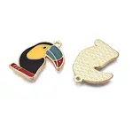 Rack Plating Alloy Enamel Pendants