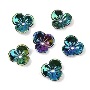 UV Plating Opaque Acrylic Bead Cap