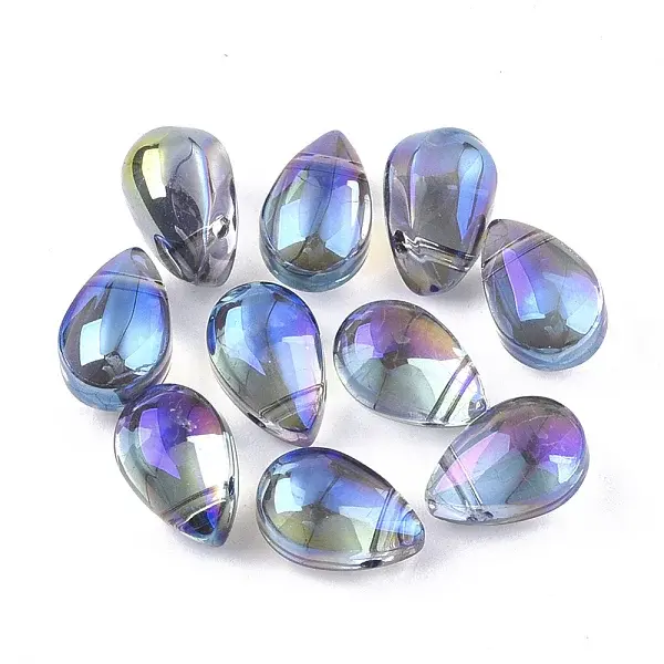 Electroplate Glass Charms