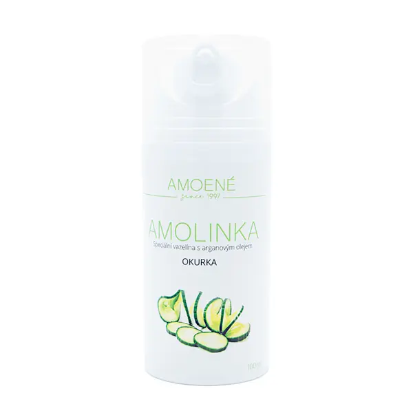 Kosmetická vazelína s arganovým olejem Amoené Amolinka - okurka, 100 ml (012A00G100A) + dárek zdarma