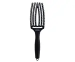 Kartáč Olivia Garden Fingerbrush Ionic Medium - černý (FB1PC-M) + dárek zdarma