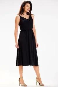 Awama Woman's Dress A579 Black