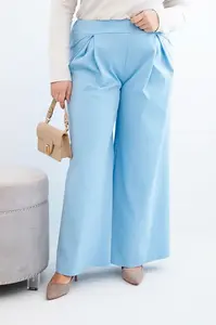 Kesi Plus Size kalhoty s širokými kalhotami