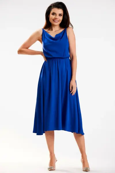 Awama Woman's Dress A579 Blue