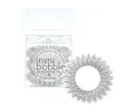 Spirálová gumička do vlasů Invisibobble Original Mother Of Chrome - stříbrná, 3 ks (IB-OR-PA-1-1001)