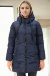 Z9773 DEWBERRY WOMEN'S COAT-NAVY BLUE