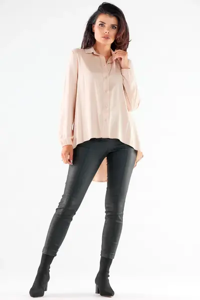 Awama Woman's Shirt A527 Beige