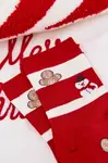 Vánoční ponožky Aura.via červeno-bílé