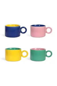 &k amsterdam Sada hrnků &k amsterdam Mug Chiquito 200 ml 4-pack
