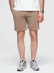 Ombre RELAXED FIT men's athleisure style short sweat shorts - light brown