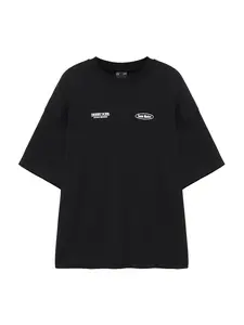 Pull&Bear Tričko 'MAYO'  svetlosivá / čierna / biela