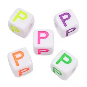 Opaque Acrylic Enamel European Beads