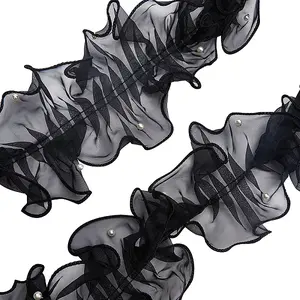 5 Yards Pleated Organza Ribbon