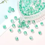 100Pcs Frosted Baking Paint Glass Beads