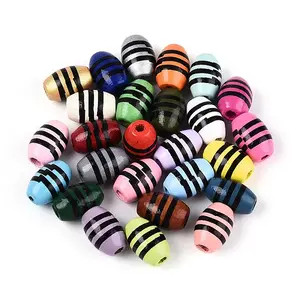 Printed Schima Wood Beads